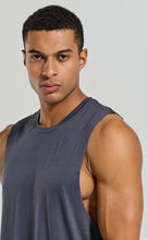 Load image into Gallery viewer, Project Titan Men's Workout Drop Arm Tank Top Cut Off Sleeveless Gym Shirts