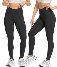 Load image into Gallery viewer, Natural Feelings Buttercloud Cross Waist Leggings for Women High Waist Cross Leggings Yoga Workout PantsTight