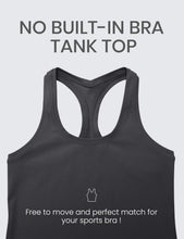 Load image into Gallery viewer, CRZ YOGA Butterluxe Racerback Workout Tank Tops for Women Sleeveless Camisole Gym Athletic Yoga Shirts Mysterious Grey
