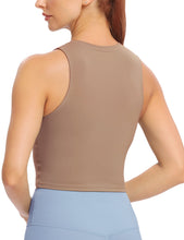 Load image into Gallery viewer, Natural Feelings Nudi Sports Bras for Women Removable Padded Yoga Tank Tops Sleeveless Fitness Workout Crop Tops