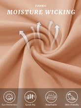 Load image into Gallery viewer, Mens Short Sleeve T Shirts Dry Fit Shirts Summer T Shirts UV Protection UPF 50 Shirts Athletic Active T-Shirt Apricot