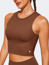 Load image into Gallery viewer, Natural Feelings Nudi Sports Bras for Women Removable Padded Yoga Tank Tops Sleeveless Fitness Workout Crop Tops