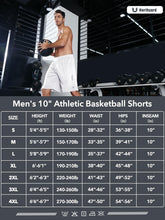 Load image into Gallery viewer, NORTHYARD Men's 10" Athletic Basketball Shorts Workout Gym Quick Dry Shorts Lightweight Mesh Training Shorts for Men Exercise White
