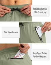 Load image into Gallery viewer, Pudolla Men's Lightweight Jogger Pants Workout Running Tapered Joggers for Men with Zipper Pockets for Athletic Travel Casual(Arona Blue)