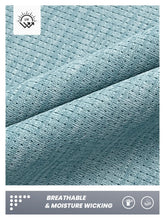 Load image into Gallery viewer, NORTHYARD Men's Running Shirt Long Sleeve Quarter Zip Pullover Moisture Wicking Quick Dry Athletic Workout Shirts Lightcyanheather