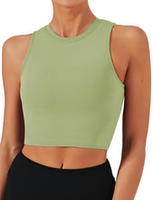 Load image into Gallery viewer, Natural Feelings Nudi Sports Bras for Women Removable Padded Yoga Tank Tops Sleeveless Fitness Workout Crop Tops