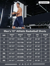 Load image into Gallery viewer, NORTHYARD Men's 10" Athletic Basketball Shorts Workout Gym Quick Dry Shorts Lightweight Mesh Training Shorts for Men Exercise Navy