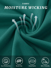 Load image into Gallery viewer, Mens Short Sleeve Shirts Lightweight T-Shirt Sun Protection Rash Guards Shirts Gym Tshirts Base Layer Running Shirts Active Shirts Emerald Green