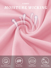 Load image into Gallery viewer, Mens Sun Shirts Quick Dry T-Shirt Short Sleeve Running Shirt Sun Protection Shirts Active Shirts Light Pink