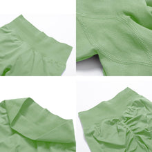 Load image into Gallery viewer, Impact Leggings for Women Seamless Workout Yoga Pants Hidden Scrunch Butt Tummy Control Gym Leggings Mid Low Waist 25" Palm Green