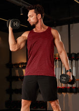 Load image into Gallery viewer, MAGCOMSEN Mens Tank Top Dry Fit Lightweight Tank Tops Gym Sleeveless Workout Tank Top Muscle Shirts Running Beach Shirts Dark Orange