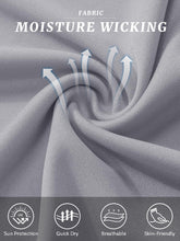 Load image into Gallery viewer, Tee Shirts for Men Short Sleeve Active Shirts Summer Dry Fit T Shirts Moisture Wicking Running T-Shirt Light Grey