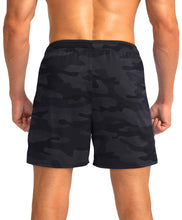 Load image into Gallery viewer, G Gradual Men's Running Shorts with Zipper Pockets Quick Dry Gym Athletic Workout 5" Shorts for Men (Grey camo)