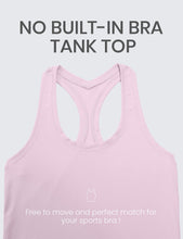 Load image into Gallery viewer, CRZ YOGA Butterluxe Racerback Workout Tank Tops for Women Sleeveless Camisole Gym Athletic Yoga Shirts Pink Peony