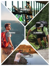 Load image into Gallery viewer, Workout Shirts for Men Short Sleeve T Shirts Moisture Wicking UPF 50 Sun Protection Running Workout Shirts Lake Blue