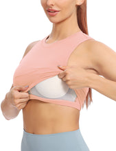 Load image into Gallery viewer, Natural Feelings Nudi Sports Bras for Women Removable Padded Yoga Tank Tops Sleeveless Fitness Workout Crop Tops