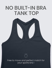 Load image into Gallery viewer, CRZ YOGA Butterluxe Racerback Workout Tank Tops for Women Sleeveless Camisole Gym Athletic Yoga Shirts True Navy