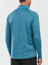 Load image into Gallery viewer, NORTHYARD Men's Running Shirt Long Sleeve Quarter Zip Pullover Moisture Wicking Quick Dry Athletic Workout Shirts CORALHEATHER