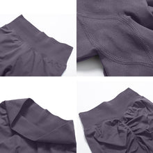 Load image into Gallery viewer, Impact Leggings for Women Seamless Workout Yoga Pants Hidden Scrunch Butt Tummy Control Gym Leggings Mid Low Waist 25" Truffle XS