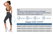 Load image into Gallery viewer, Steppe Naked Feeling High Waisted Yoga Pants Women's Workout Capris Leggings with Pockets Tummy Control Buttery Soft Running Compression Capris for Athletic Gym Exercise Fitness Dark Grey