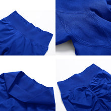 Load image into Gallery viewer, Impact Leggings for Women Seamless Workout Yoga Pants Hidden Scrunch Butt Tummy Control Gym Leggings Mid Low Waist 25" Deep Sea