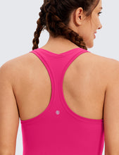 Load image into Gallery viewer, CRZ YOGA Butterluxe Racerback Workout Tank Tops for Women Sleeveless Camisole Gym Athletic Yoga Shirts Granita Pink