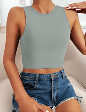 Load image into Gallery viewer, Natural Feelings Nudi Sports Bras for Women Removable Padded Yoga Tank Tops Sleeveless Fitness Workout Crop Tops