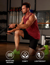 Load image into Gallery viewer, MAGCOMSEN Mens Tank Top Dry Fit Lightweight Tank Tops Gym Sleeveless Workout Tank Top Muscle Shirts Running Beach Shirts Dark Orange