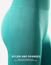 Load image into Gallery viewer, NOVA ACTIVE Workout Sets for Women 2 Piece High Waisted Seamless Leggings with Padded Stretchy Sports Bra Sets Yoga Outfit Jogging Gym Clothes(NA007M- Green)