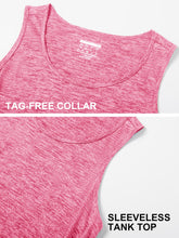 Load image into Gallery viewer, MAGCOMSEN Running Tank Top Men Dry Fit Gym Sleeveless T Shirts Athletic Workout Shirts Yoga Swim Beach Tank Tops Pink