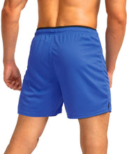 Load image into Gallery viewer, G Gradual Men's Running Shorts with Zipper Pockets Quick Dry Gym Athletic Workout 5" Shorts for Men (Blue)