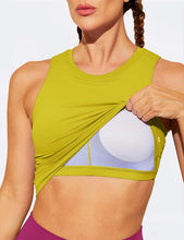 Load image into Gallery viewer, Natural Feelings Nudi Sports Bras for Women Removable Padded Yoga Tank Tops Sleeveless Fitness Workout Crop Tops