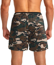 Load image into Gallery viewer, G Gradual Men's Running Shorts with Zipper Pockets Quick Dry Gym Athletic Workout 5" Shorts for Men (Green camo)