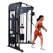 Load image into Gallery viewer, Body-Solid Functional Trainer with 310 Pound Stacks Cable Crossover Trainer Machine