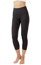 Load image into Gallery viewer, Yogalicious High Waist Ultra Soft Lightweight Capris - High Rise Yoga Pants - Black Lux