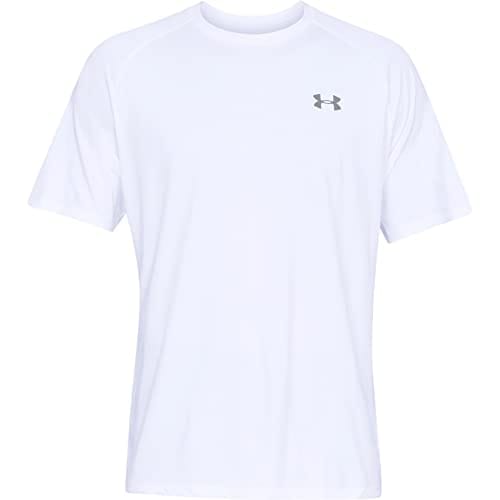 Under Armour Men's Tech 2.0 Short-Sleeve T-Shirt , White (100)/Overcast Gray, XX-Large