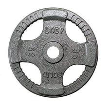 Load image into Gallery viewer, 255lb. Gray Cast Iron Grip Olympic Weight Plate Set - The Home Fitness Corp
