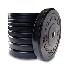 Load image into Gallery viewer, 260lb. Chicago Extreme Bumper Plate Set Olympic Weight Set - The Home Fitness Corp