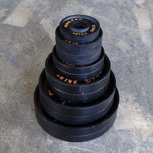 Load image into Gallery viewer, 300 lb. Rugged Deep Dish Olympic Plate Set with Bar - The Home Fitness Corp