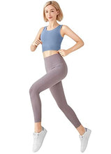 Load image into Gallery viewer, High Neck Sports Bra for Women Longline Low Back Sports Bras Medium Impact Padded Workout Crop Tops for Yoga Gym
