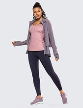 Load image into Gallery viewer, CRZ YOGA Women's Naked Feeling Workout Leggings 25 Inches - High Waisted Yoga Pants with Side Pockets Navy