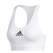 Load image into Gallery viewer, adidas Women&#39;s Don&#39;t Rest Alphaskin Padded Bra White/Black XX-Small
