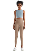 Load image into Gallery viewer, High Neck Sports Bra for Women Longline Low Back Sports Bras Medium Impact Padded Workout Crop Tops for Yoga Gym