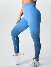 Load image into Gallery viewer, YEOREO Womens Amplify Leggings High Waisted Seamless Scrunch Legging Active Running Yoga Pant