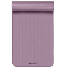 Load image into Gallery viewer, Retrospec Solana Yoga Mat 1" Thick w/Nylon Strap for Men & Women - Non Slip Exercise Mat for Home Yoga, Pilates, Stretching, Floor & Fitness Workouts -Violet Haze