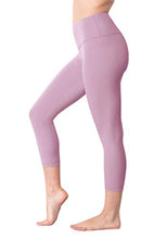 Load image into Gallery viewer, Yogalicious High Waist Ultra Soft Lightweight Capris - Dawn Pink Lux