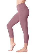 Load image into Gallery viewer, Yogalicious High Waist Ultra Soft Lightweight Capris - Grape Shade Lux