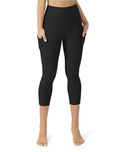 Load image into Gallery viewer, ODODOS Women's High Waisted Yoga Capris with Pockets,Tummy Control Non See Through Workout Sports Running Capri Leggings, Black