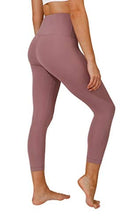 Load image into Gallery viewer, Yogalicious High Waist Ultra Soft Lightweight Capris - High Rise Yoga Pants - Toadstool Nude Tech