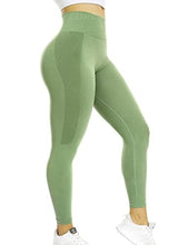 Load image into Gallery viewer, YEOREO Womens Amplify Leggings High Waisted Seamless Scrunch Legging Active Running Gym Active Leggings
